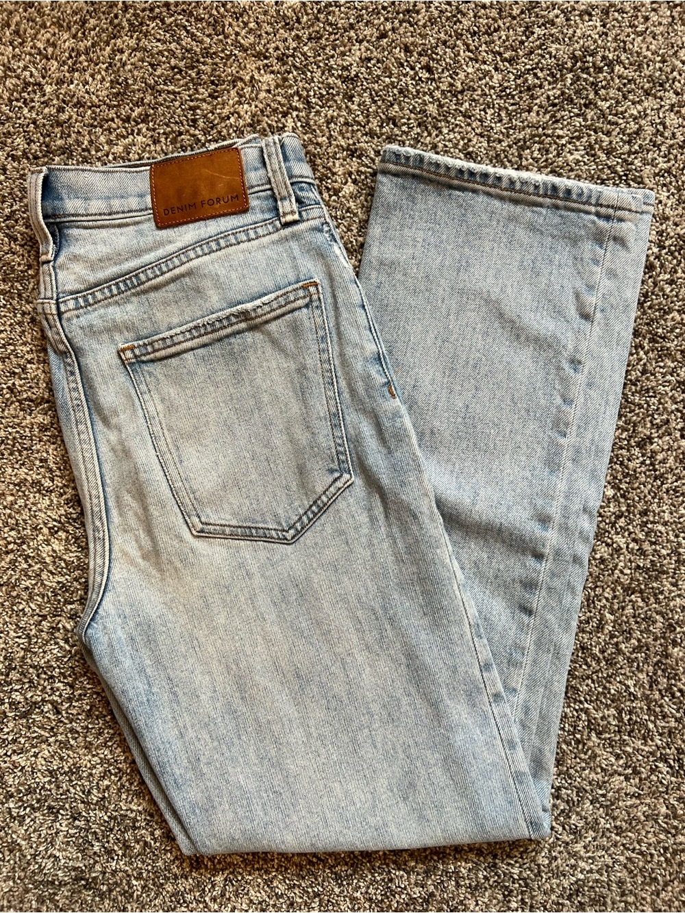 Denim Forum Arlo High Rise Straight 28L